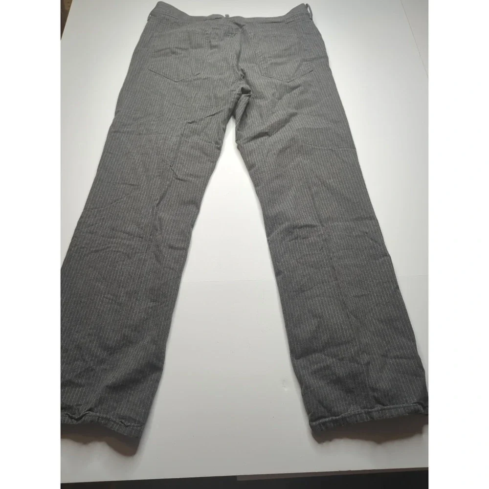 Banana Republic Mens Gray Straight Dress Pants 34x32 Dark Academia Y2K Cotton
